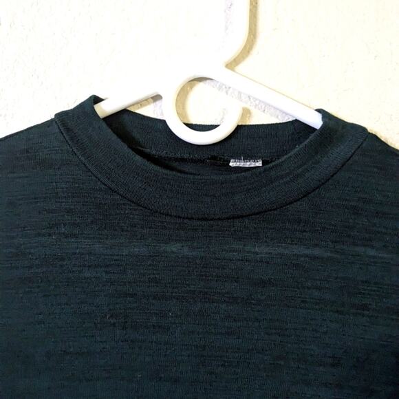 Mock neck A-line dress hunter green SZ M - Picture 3 of 3